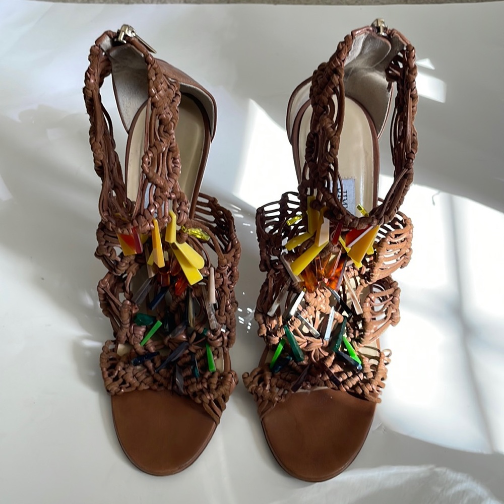 Jimmy Choo Iris Brown Sandals